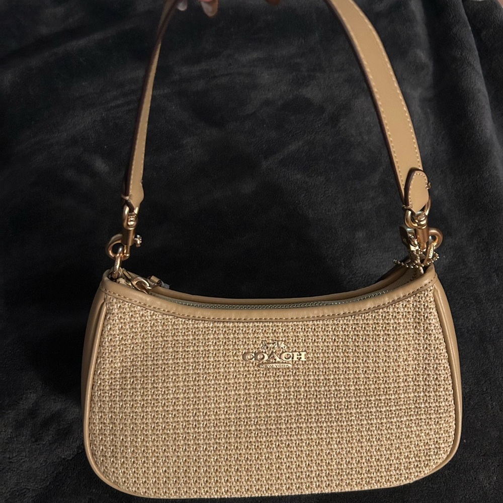 Coach Terri straw shoulder bag
